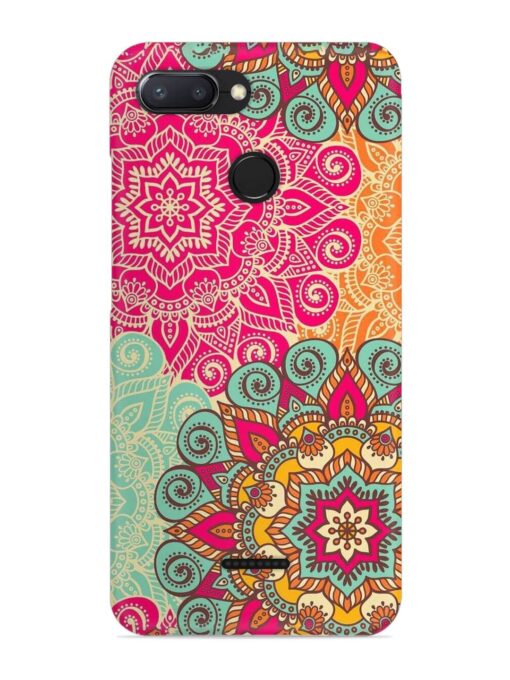 Mandala Seamless Snap Case for Xiaomi Redmi 6 Zapvi