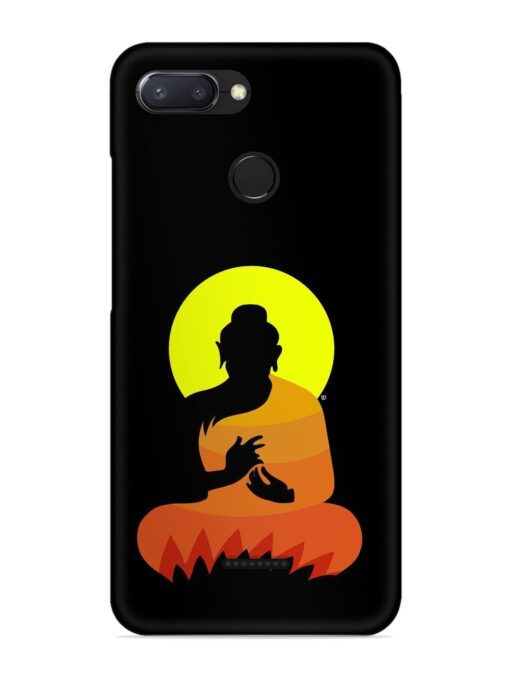 Buddha Art Black Snap Case for Xiaomi Redmi 6