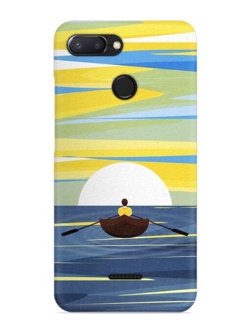 Rowing Person Ferry Paddle Snap Case for Xiaomi Redmi 6 Zapvi