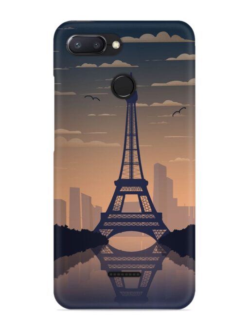 France Paris Eiffel Tower Gradient Snap Case for Xiaomi Redmi 6 Zapvi