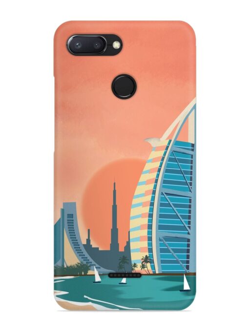 Dubai Architectural Scenery Snap Case for Xiaomi Redmi 6 Zapvi