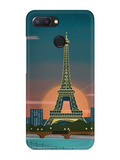 Scenery Architecture France Paris Snap Case for Xiaomi Redmi 6 Zapvi