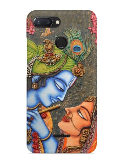 Lord Radha Krishna Flute Art Snap Case for Xiaomi Redmi 6 Zapvi