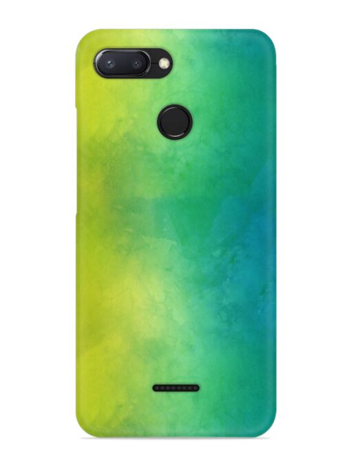 Yellow Green Gradient Snap Case for Xiaomi Redmi 6 Zapvi