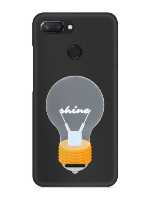 Bulb Background Snap Case for Xiaomi Redmi 6