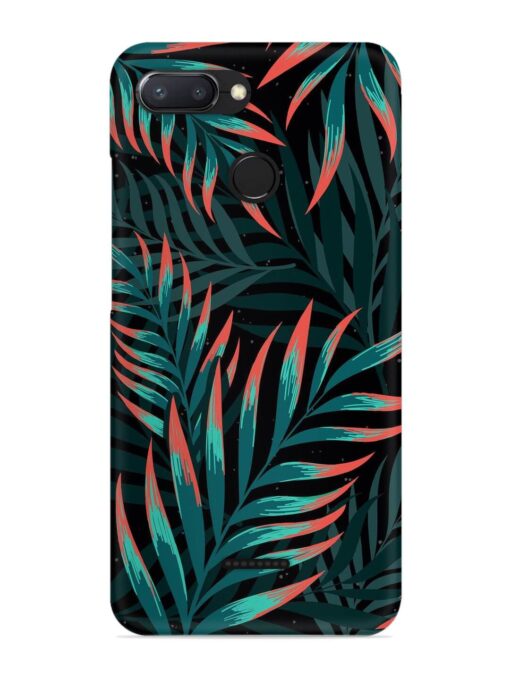 Green Leaf Art Snap Case for Xiaomi Redmi 6 Zapvi