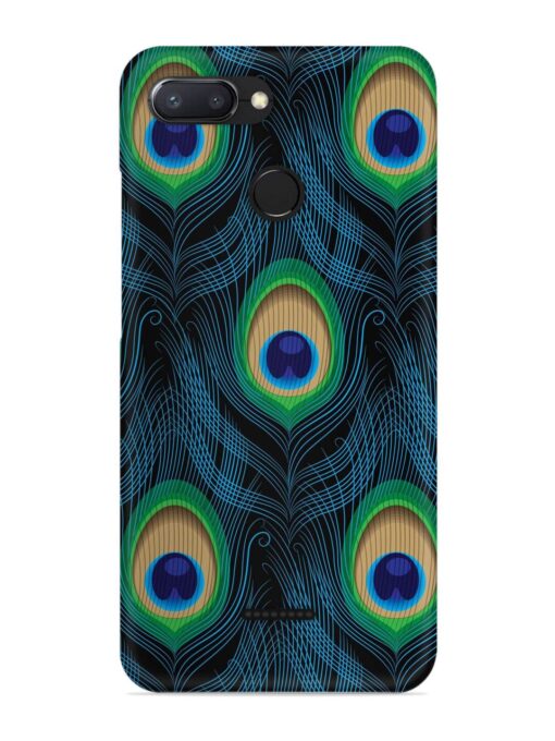 Seamless Pattern Peacock Snap Case for Xiaomi Redmi 6