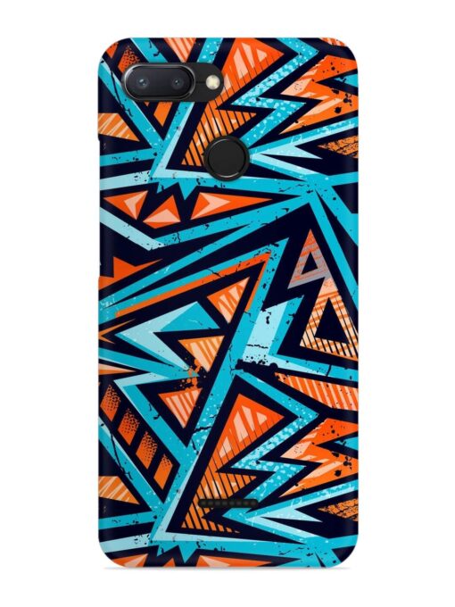 Abstract Seamless Grunge Snap Case for Xiaomi Redmi 6 Zapvi