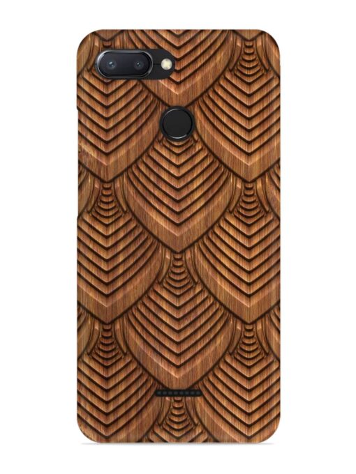 Carved Pattern On Snap Case for Xiaomi Redmi 6 Zapvi