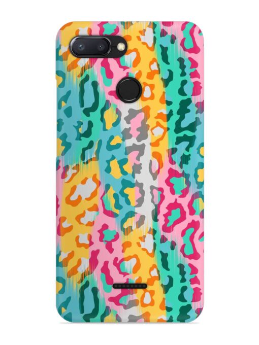 Seamless Vector Colorful Snap Case for Xiaomi Redmi 6 Zapvi