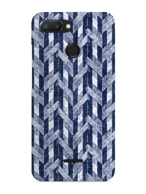 Abstract Herringbone Motif Snap Case for Xiaomi Redmi 6 Zapvi