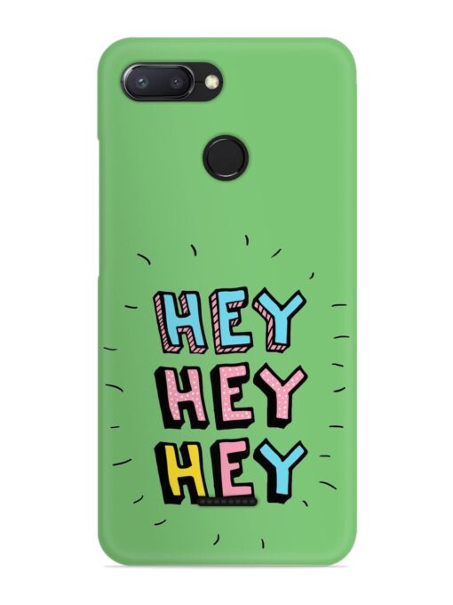 Hey Vector Cartoon Snap Case for Xiaomi Redmi 6 Zapvi