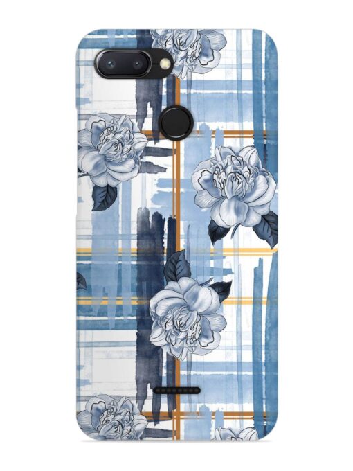 Watercolor Pattern Rose Snap Case for Xiaomi Redmi 6 Zapvi