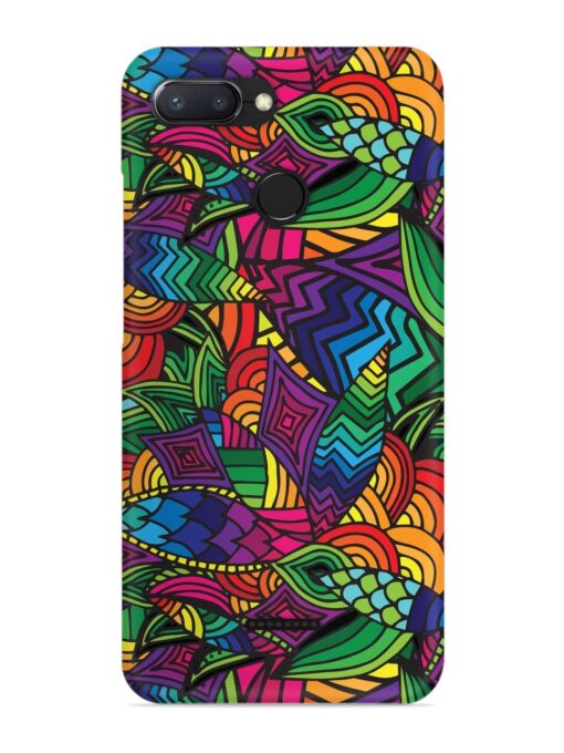 Abstract Multicolor Seamless Snap Case for Xiaomi Redmi 6