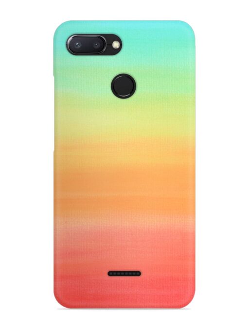 Background Sky Watercolor Snap Case for Xiaomi Redmi 6 Zapvi