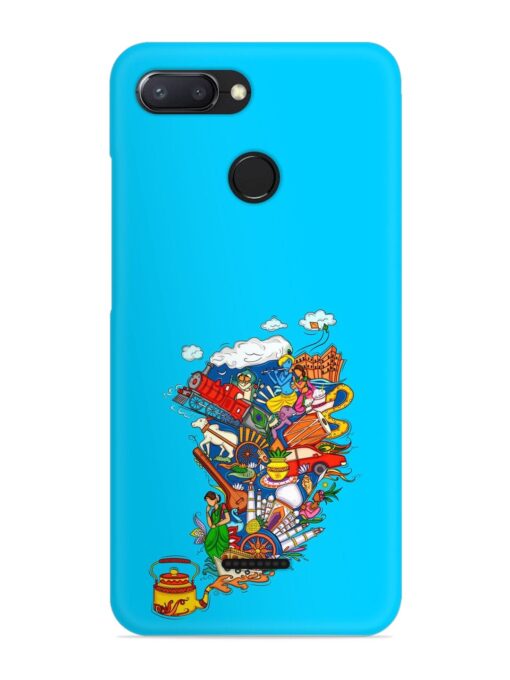 Vector Design Indian Snap Case for Xiaomi Redmi 6