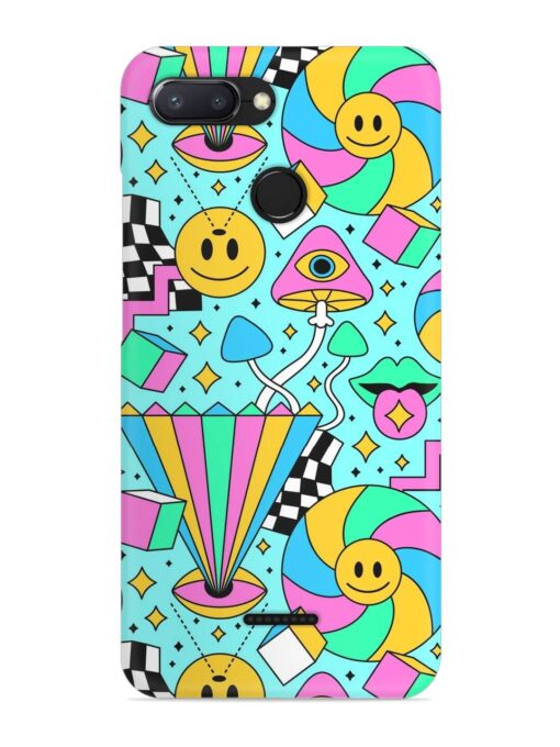 Trippy Rainbow 60S Snap Case for Xiaomi Redmi 6