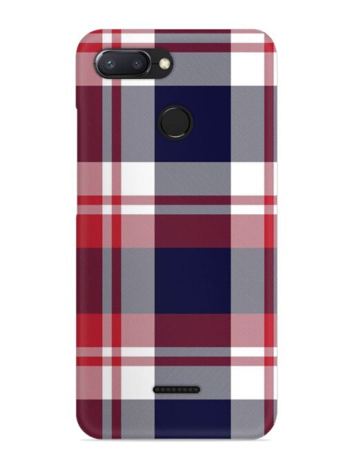 Classic Plaid Tartan Snap Case for Xiaomi Redmi 6 Zapvi