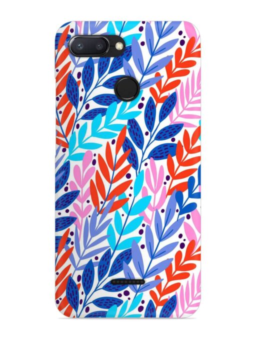 Bright Floral Tropical Snap Case for Xiaomi Redmi 6 Zapvi