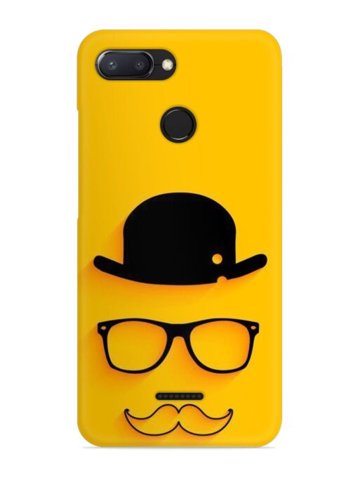 Classic Face Vector Snap Case for Xiaomi Redmi 6 Zapvi