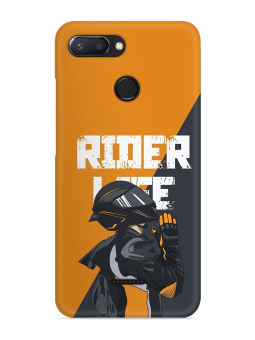 Rider Life Snap Case for Xiaomi Redmi 6 Zapvi