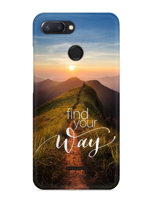 Find Your Way Snap Case for Xiaomi Redmi 6 Zapvi