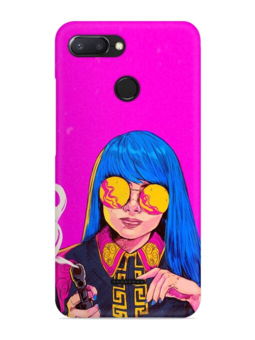 Aesthetic Anime Girl Snap Case for Xiaomi Redmi 6