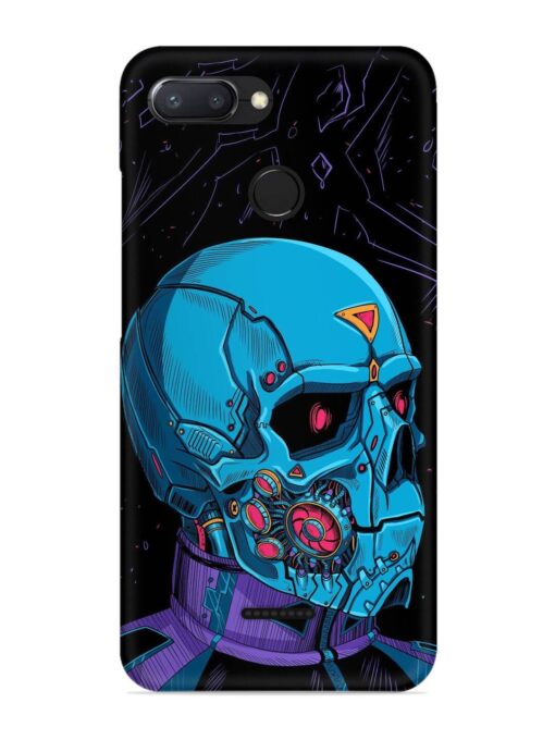 Skull Robo Vector Snap Case for Xiaomi Redmi 6 Zapvi