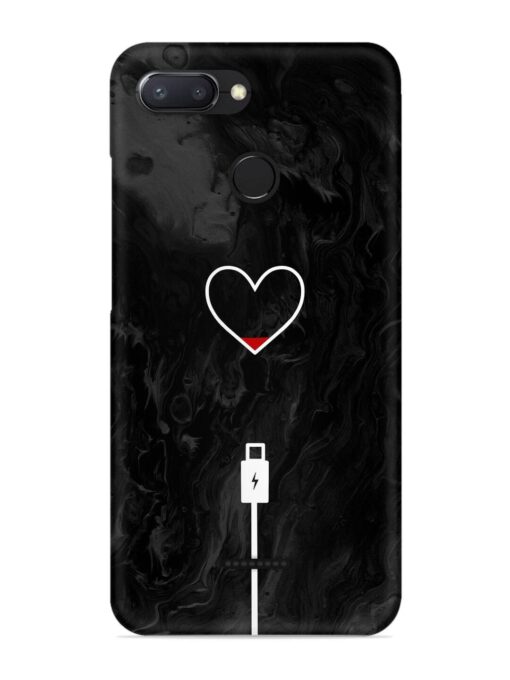 Heart Charging Vector Snap Case for Xiaomi Redmi 6 Zapvi