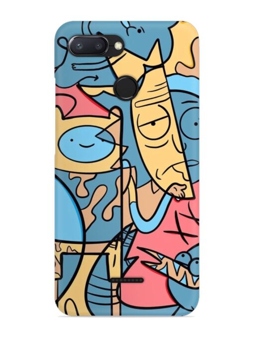 Silly Face Doodle Snap Case for Xiaomi Redmi 6