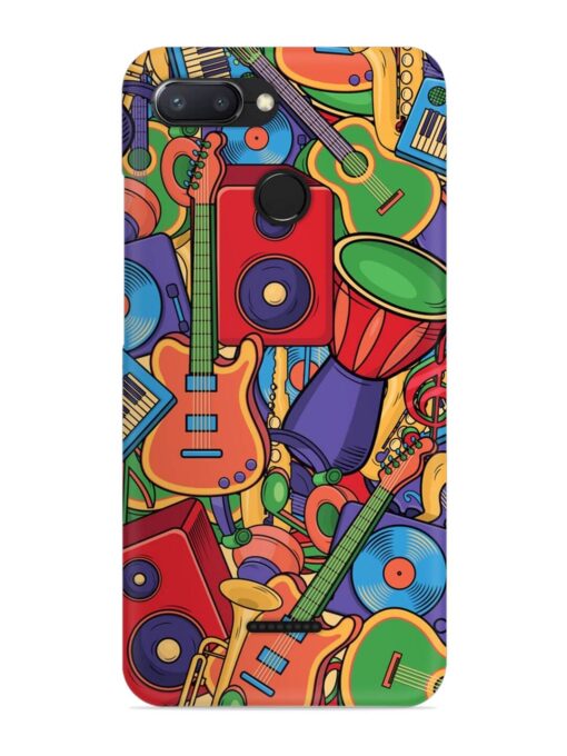 Colorful Music Art Snap Case for Xiaomi Redmi 6 Zapvi