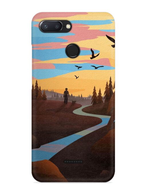 Natural Landscape Art Snap Case for Xiaomi Redmi 6