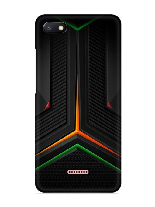 Orange Triangle Light Snap Case for Xiaomi Redmi 6A Zapvi