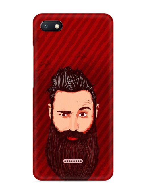 Beardo Man Snap Case for Xiaomi Redmi 6A Zapvi