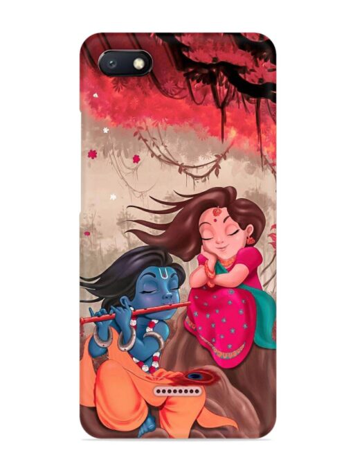 Radhe Krishna Water Art Snap Case for Xiaomi Redmi 6A Zapvi