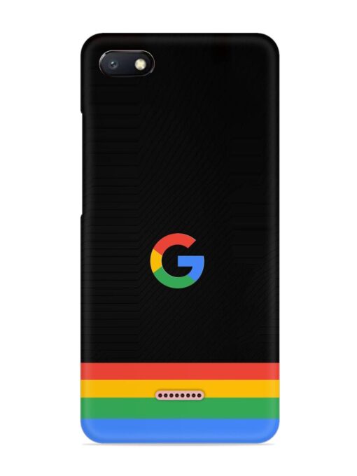 Google Logo Art Snap Case for Xiaomi Redmi 6A Zapvi