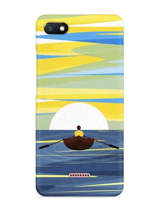 Rowing Person Ferry Paddle Snap Case for Xiaomi Redmi 6A Zapvi