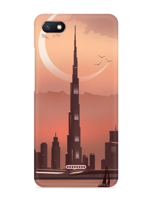 Landmark Burj Khalifa Snap Case for Xiaomi Redmi 6A Zapvi