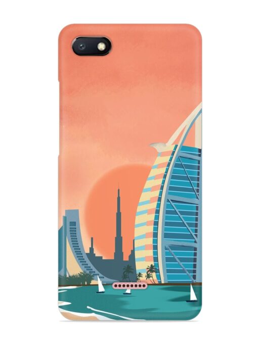 Dubai Architectural Scenery Snap Case for Xiaomi Redmi 6A Zapvi