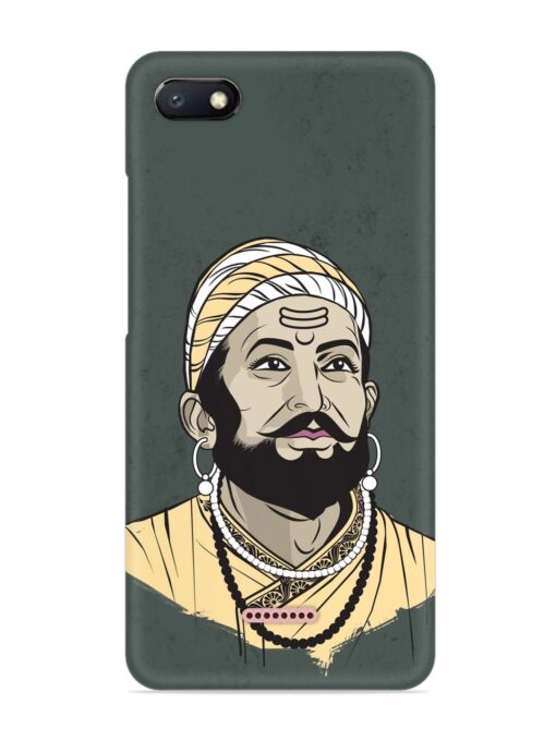 Shivaji Maharaj Vector Art Snap Case for Xiaomi Redmi 6A Zapvi