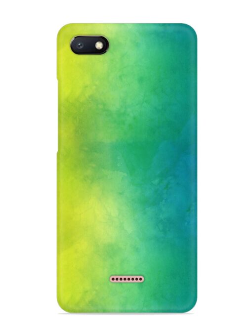 Yellow Green Gradient Snap Case for Xiaomi Redmi 6A Zapvi