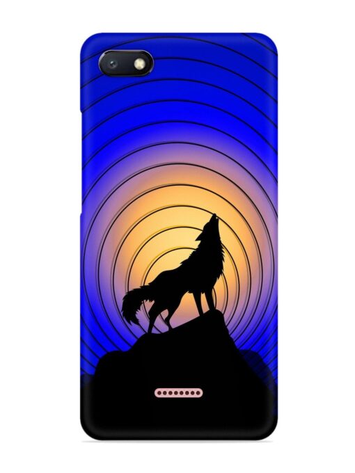 Fox Roaring Design Snap Case for Xiaomi Redmi 6A Zapvi