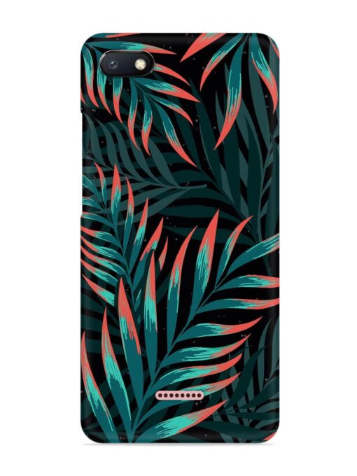 Green Leaf Art Snap Case for Xiaomi Redmi 6A Zapvi