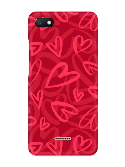 Seamless Romantic Pattern Snap Case for Xiaomi Redmi 6A