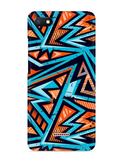 Abstract Seamless Grunge Snap Case for Xiaomi Redmi 6A Zapvi