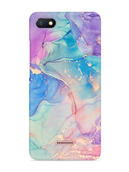 Alcohol Ink Colors Snap Case for Xiaomi Redmi 6A Zapvi