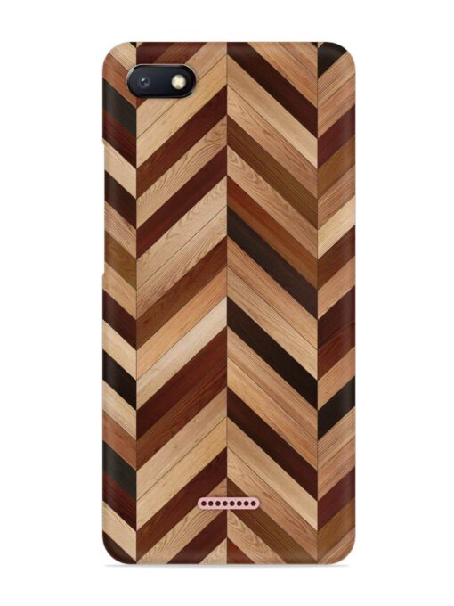 Seamless Wood Parquet Snap Case for Xiaomi Redmi 6A Zapvi