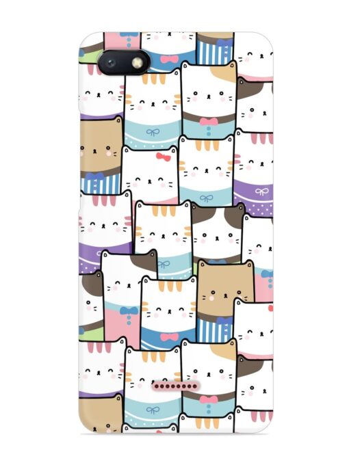 Cute Adorable Cat Snap Case for Xiaomi Redmi 6A