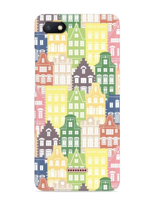 Seamless Shapes Pattern Snap Case for Xiaomi Redmi 6A Zapvi