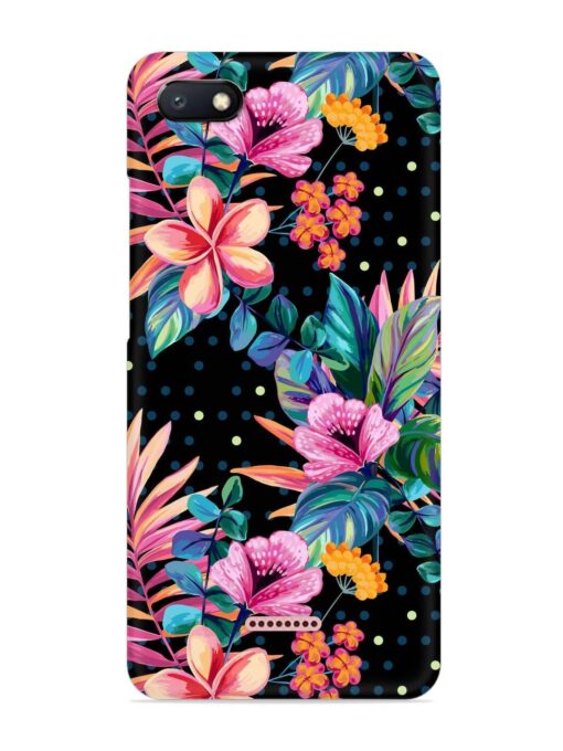 Seamless Floral Pattern Snap Case for Xiaomi Redmi 6A Zapvi